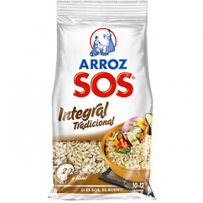 SOS arroz integral paquete 1 kg